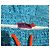 Autre Marque Gallo Herren Badehose Hellblau mit Batikmuster - Ansicht 8