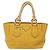 PRADA Handtasche aus Leder Gelb Silber Authentisch 127193 - Ansicht 13