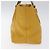 PRADA Handtasche aus Leder Gelb Silber Authentisch 127193 - Ansicht 3