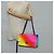CHANEL Matelassé Schultertasche mit Kette aus Lammleder Rainbow CC Auth 122426SM - Ansicht 28