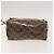 Salvatore Ferragamo Borsa a mano in vinile 2 pezzi marrone Auth mr1382 - vista 7