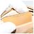 GUCCI GG Supreme Web Sherry Line Borsa PVC Beige Oro 164 02 066 Auth yk18484 D'oro - vista 12