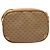 GUCCI GG Supreme Web Sherry Line Borsa PVC Beige Oro 164 02 066 Auth yk18484 D'oro - vista 2