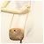 GUCCI GG Supreme Web Sherry Line Borsa PVC Beige Oro 164 02 066 Auth yk18484 D'oro - vista 20