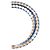 Tod's Bracciale in pelle blu - vista 3