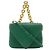 Borsa a spalla in pelle verde Bottega Veneta