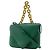 Borsa a spalla in pelle verde Bottega Veneta - vista 2