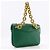 Borsa a spalla in pelle verde Bottega Veneta - vista 3