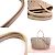 Borsa in pelle rosa beige Miu Miu - vista 5