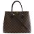 Borsa Louis Vuitton Kensington Marrone