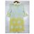 Vestido Antik Batik de algodón menta y amarillo Multicolor - vista 14