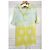 Vestido Antik Batik de algodón menta y amarillo Multicolor - vista 4