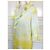 Vestido Antik Batik de algodón menta y amarillo Multicolor - vista 8