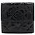 Portafoglio bi-fold Icon Line di Chanel Nero