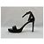 Sandali con piattaforma Nudist di Stuart Weitzman in pelle verniciata nera Nero - vista 17