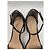 Sandali con piattaforma Nudist di Stuart Weitzman in pelle verniciata nera Nero - vista 18
