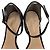 Sandali con piattaforma Nudist di Stuart Weitzman in pelle verniciata nera Nero - vista 5