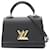 Louis Vuitton Twist One Handle PM Handbag Black Leather Pony-style calfskin  ref.2304158