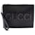 Gucci GG Supreme Leather Clutch Bag Black Cloth  ref.2304900