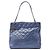 Chanel Matelassé Leder Tote Bag Blau