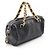 Borsa da bowling Matelassé Chanel in pelle di agnello nera Nero - vista 2