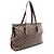 Borsa Tote Chelsea Damier Ebene Louis Vuitton Marrone - vista 3