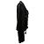 Amiri Zipped Bikerjacke aus schwarzem Schafsleder - Ansicht 2
