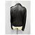 Amiri Zipped Bikerjacke aus schwarzem Schafsleder - Ansicht 7