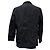 Y3 Blazer Y-3 a Un Bottone Stropicciato in Cotone Nero - vista 3