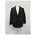 Y3 Blazer Y-3 a Un Bottone Stropicciato in Cotone Nero - vista 5