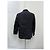 Y3 Blazer Y-3 a Un Bottone Stropicciato in Cotone Nero - vista 7