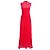 Autre Marque Vestido maxi de poliéster rojo con borde de ganchillo de Philosophy por Lorenzo Serafini Roja - vista 3