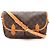 Louis Vuitton Monogram Gibeciere MM Schultertasche Braun