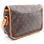 Louis Vuitton Monogram Gibeciere MM Schultertasche Braun - Ansicht 4