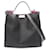 Fendi Peekaboo X-Lite Leather Shoulder Bag Black Pony-style calfskin  ref.2307221