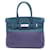 Hermès Hermes Birkin 30 Blue Handbag Leather Pony-style calfskin  ref.2307236