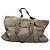 Borsa da weekend Brunello Cucinelli in suede grigio - vista 18
