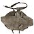 Borsa da weekend Brunello Cucinelli in suede grigio - vista 21