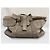 Borsa da weekend Brunello Cucinelli in suede grigio - vista 25