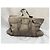 Borsa da weekend Brunello Cucinelli in suede grigio - vista 30