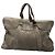Borsa da weekend Brunello Cucinelli in suede grigio - vista 6