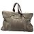Borsa da weekend Brunello Cucinelli in suede grigio - vista 8