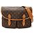 Borsa a Spalla Gibeciere MM Monogramma Louis Vuitton Marrone