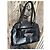 Borsa Lancel modello Adjani grande formato in pelle nera con stampa coccodrillo - vista 2