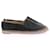 Chanel Espadrillas in pelle nera Nero - vista 3