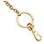 Céline Celine Silver Bicolor Leather Key Ring Coin Pouch Black Silvery - view 10