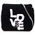 Burberry Nero Mini Terry Cloth Lola Love Crossbody