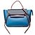 Belt Bag Céline Celine Blue Mini Tricolor Glattes Kalbsleder Gürteltasche Blau