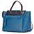 Belt Bag Céline Celine Blue Mini Tricolor Glattes Kalbsleder Gürteltasche Blau - Ansicht 2