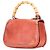 Bolsa de couro vermelho New Bamboo da Gucci - vista 2